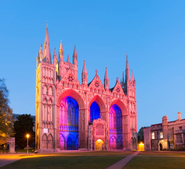 A scenic view of Peterborough Cathedral