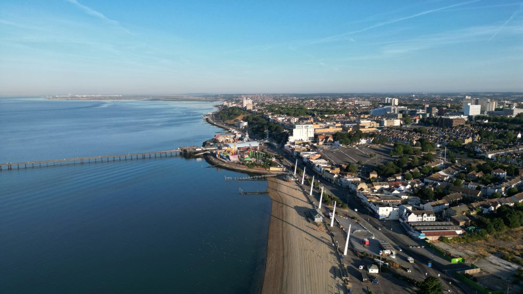 A scenic view of Southend-on-sea Pier