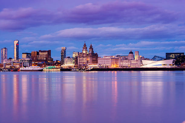 A scenic view of the Liverpool Waterfront