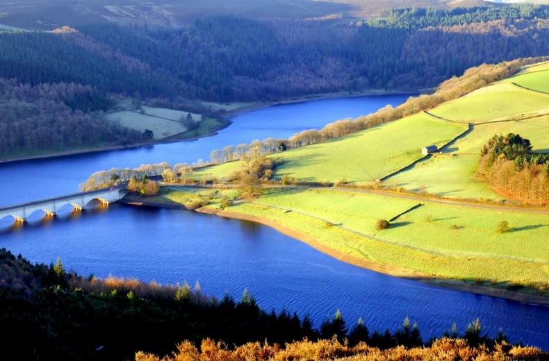 A scenic view of the Peak District in Sheffield