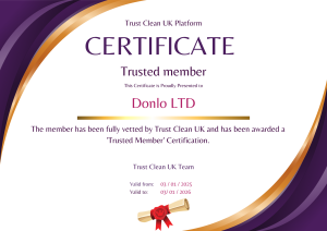 Donlo LTD 'Trusted Member' Certification